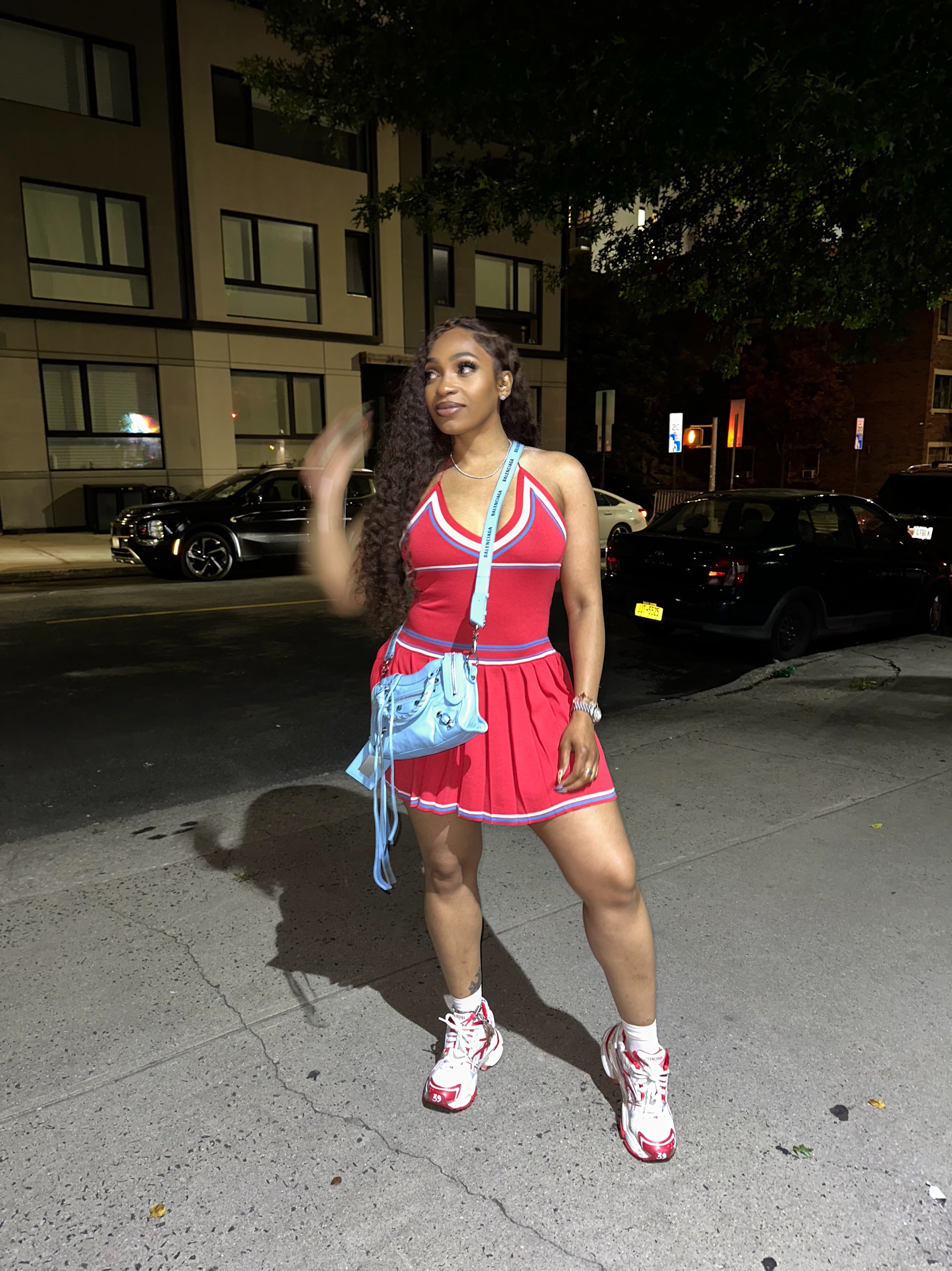 Sporty Spice Halter Dress PRVT Party Luxe Sporty Spice Halter Dress PRVT Party Luxe